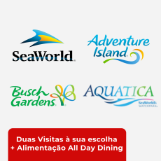 SeaWorld Orlando Two Park Ticket + All Day Dining